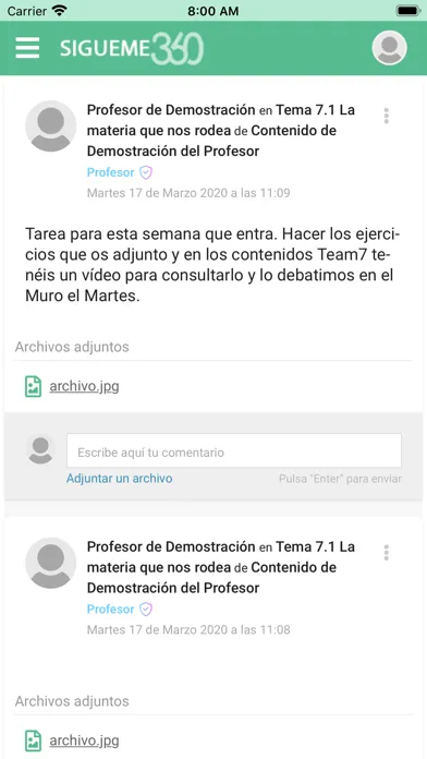Screenshot di Sigueme360
