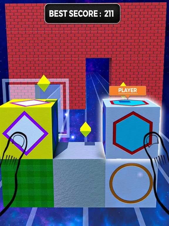 Ảnh chụp màn hình của Cube Block Blash Adventure iPad 