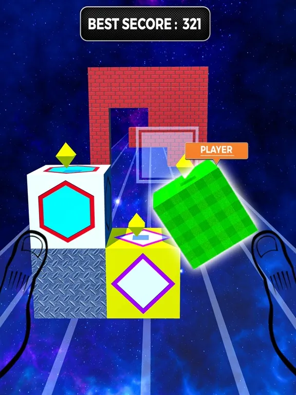 Ảnh chụp màn hình của Cube Block Blash Adventure iPad 