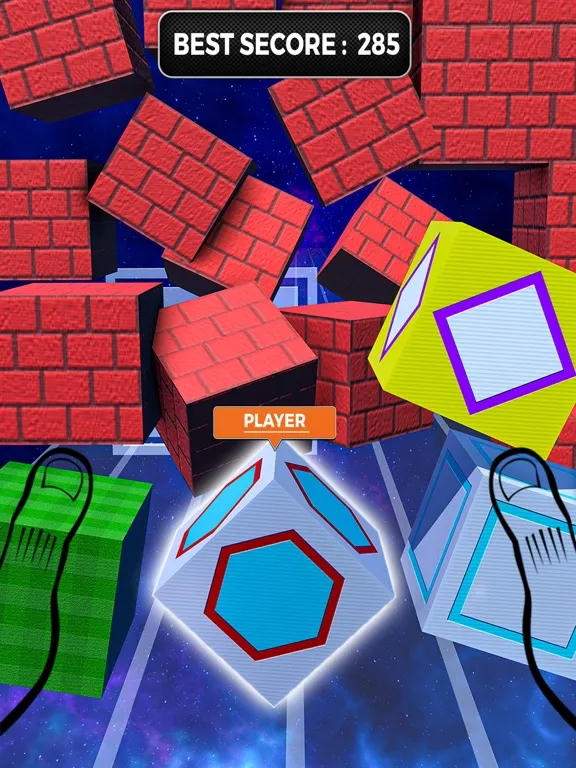 Ảnh chụp màn hình của Cube Block Blash Adventure iPad 