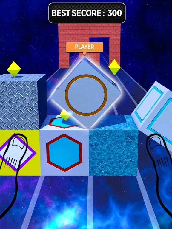 Ảnh chụp màn hình của Cube Block Blash Adventure iPad 