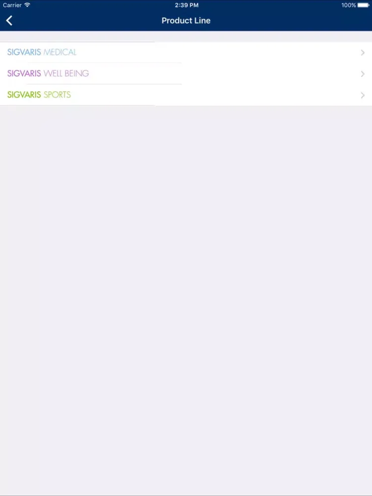 SIGVARIS Sizing-App iPad 应用截图