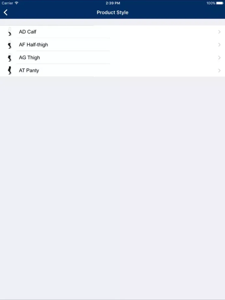 SIGVARIS Sizing-App iPad 应用截图