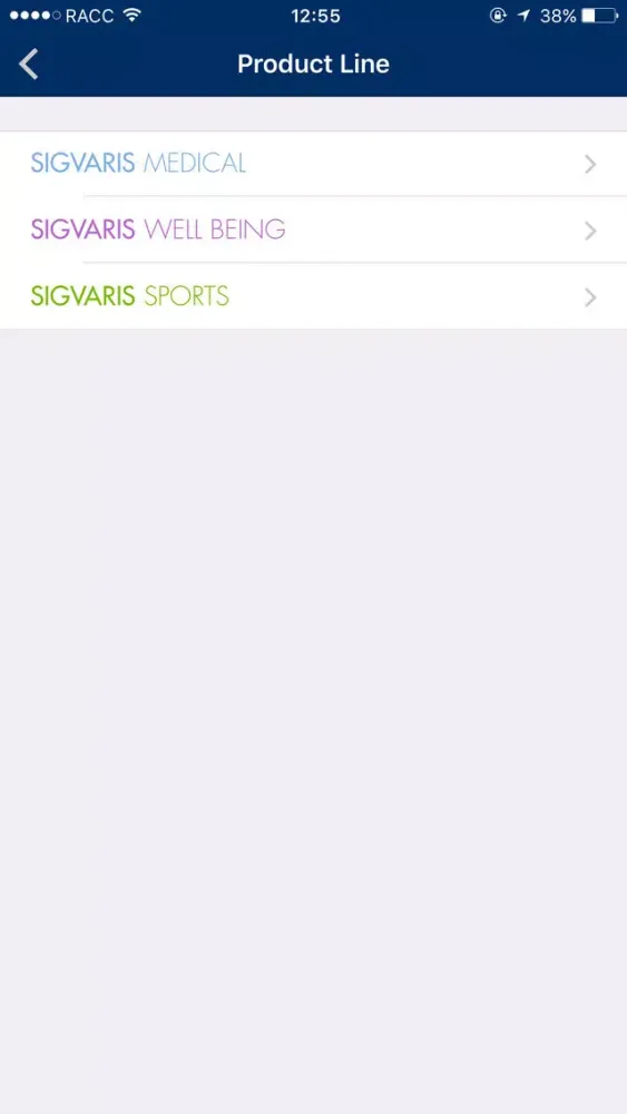 SIGVARIS Sizing-App应用截图
