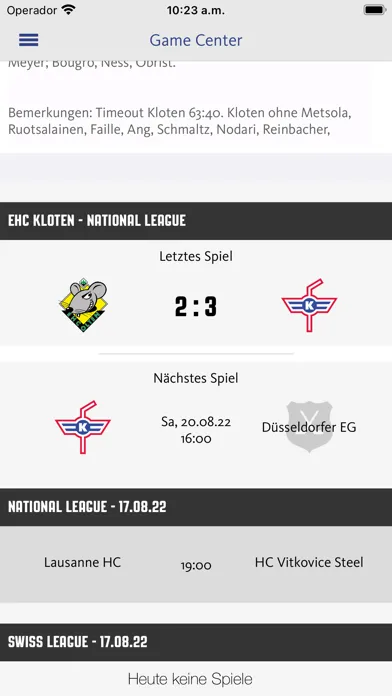 EHC Kloten Screenshots