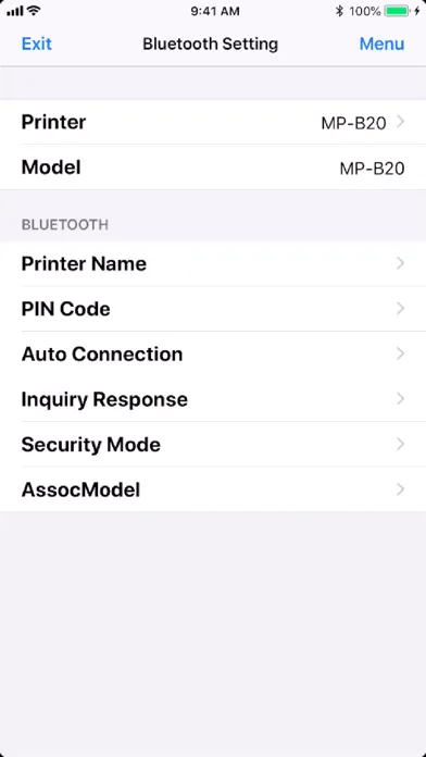 SII MP-B Utility स्क्रीनशॉट