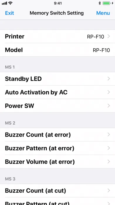 Capturas de pantalla de SII RP Utility