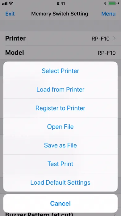 Capturas de pantalla de SII RP Utility