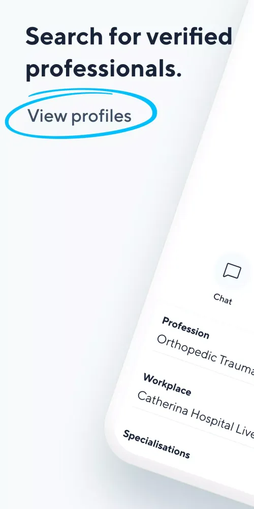Zrzuty ekranu Doctolib Siilo
