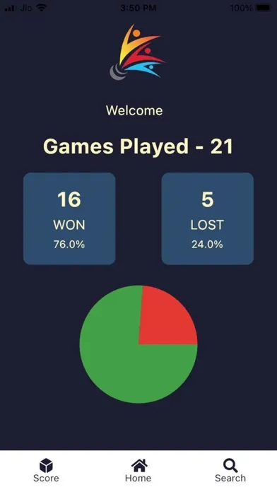 ภาพหน้าจอของ My Badminton Scores