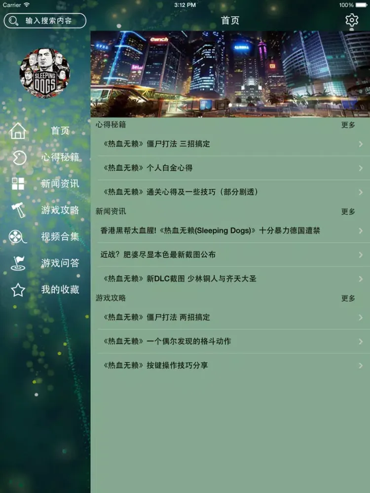 Ảnh chụp màn hình của 游戏攻略For热血无赖 iPad 