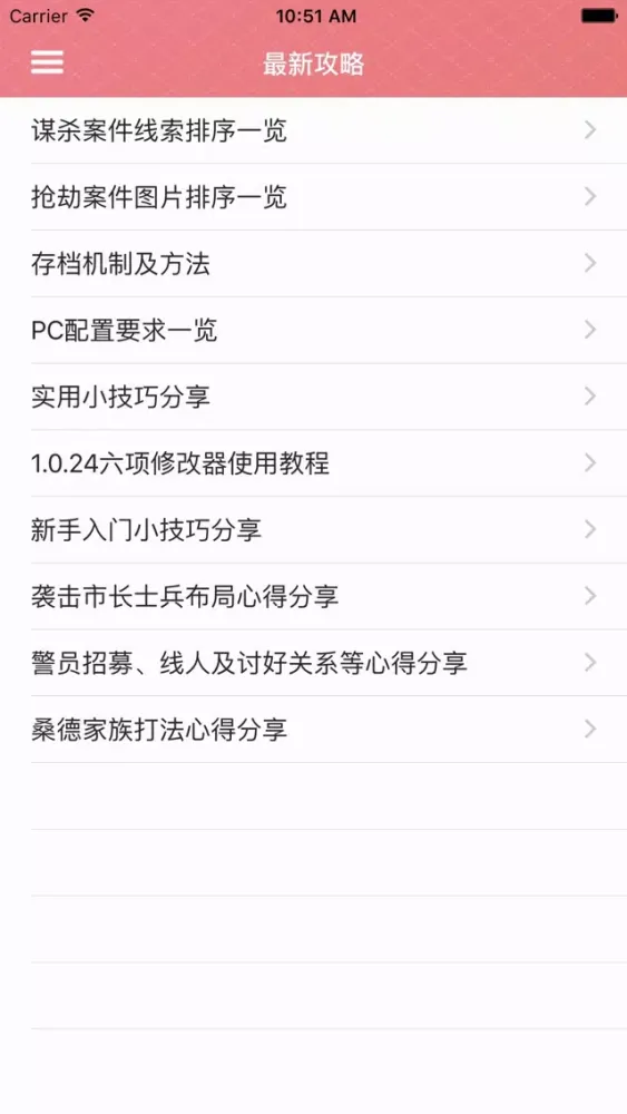 Ảnh chụp màn hình của 攻略秘籍For这是警察
