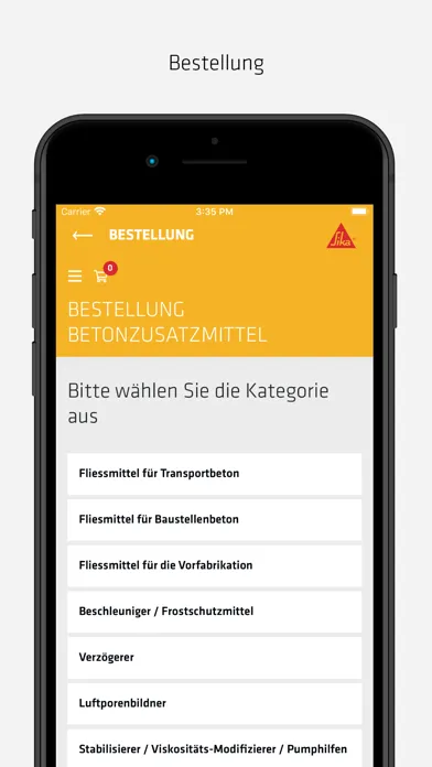 Скриншоты Sika Beton App