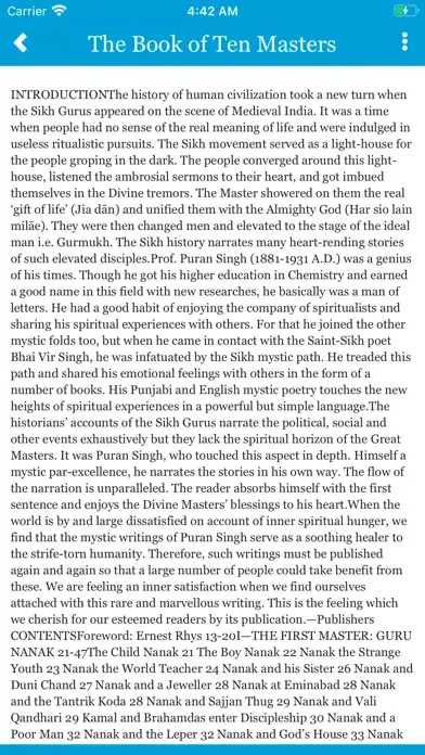 Captures d'écran de Sikh Books