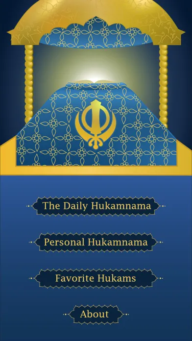 Capturas de tela do SikhNet Daily Hukamnama