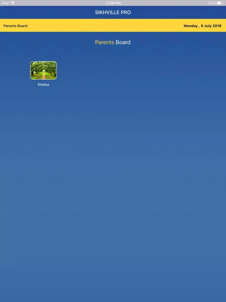 Ảnh chụp màn hình của Sikhville Pro Student iPad 