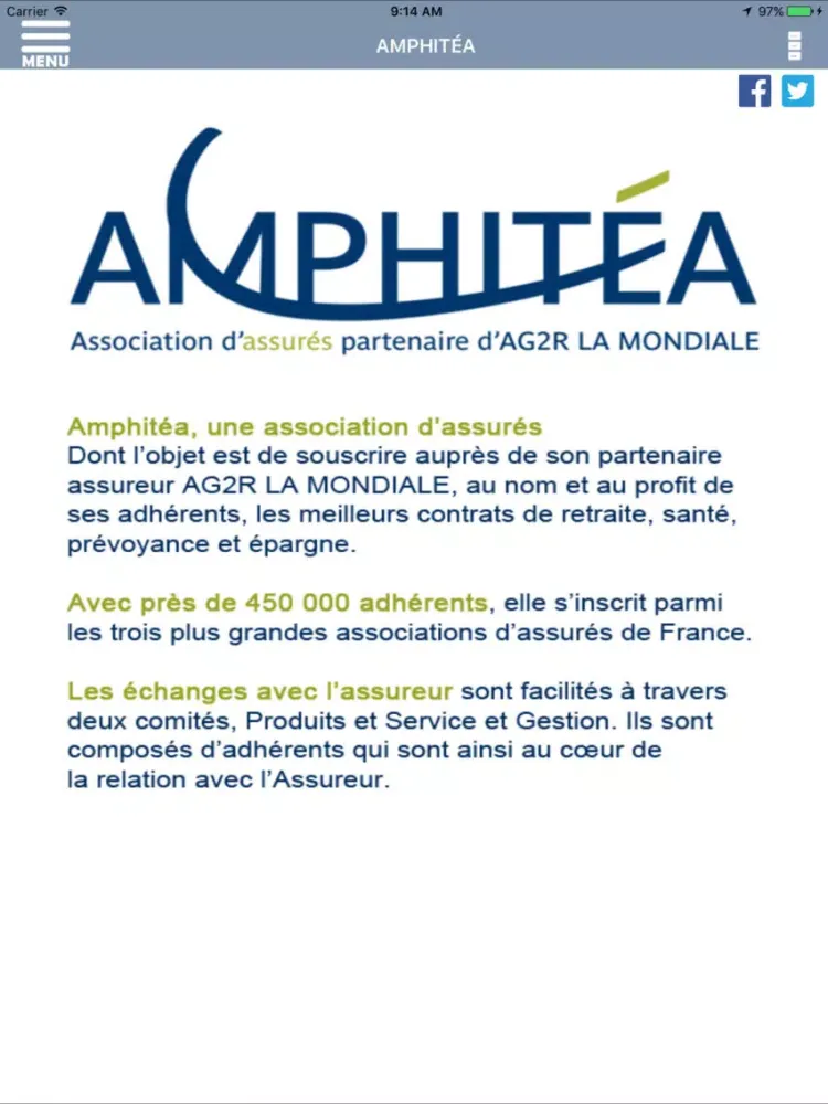 Amphitea iPad 應用截圖