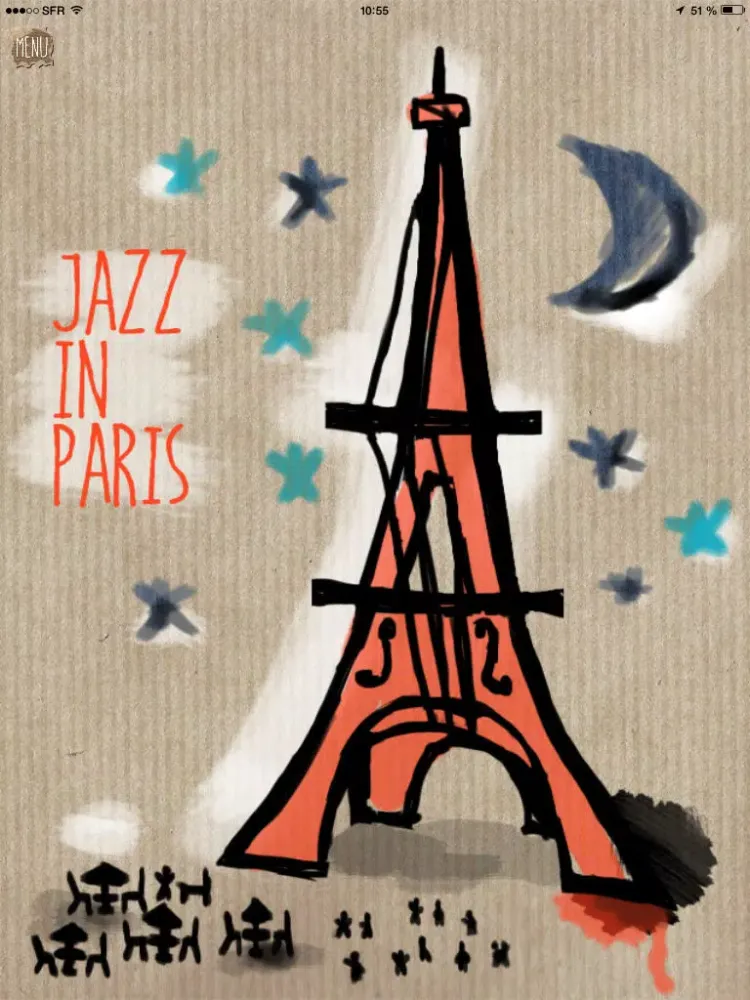 Capturas de pantalla de Jazz in Paris iPad 
