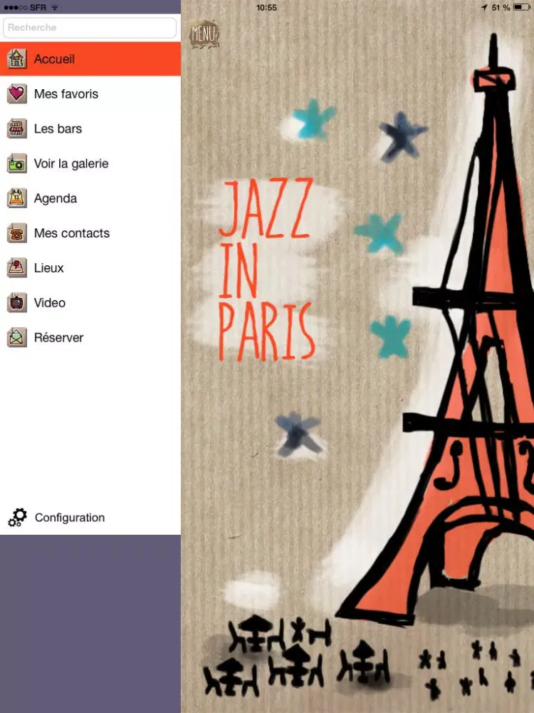 Capturas de pantalla de Jazz in Paris iPad 