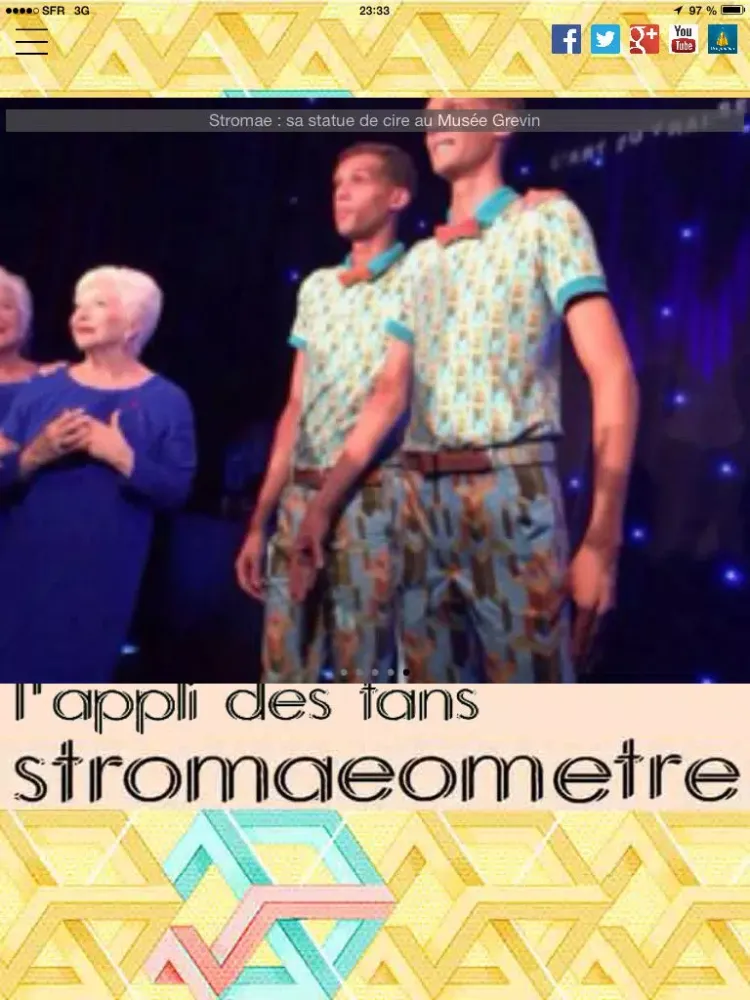 Скриншоты L'Appli des fans pour Stromaeometre iPad 