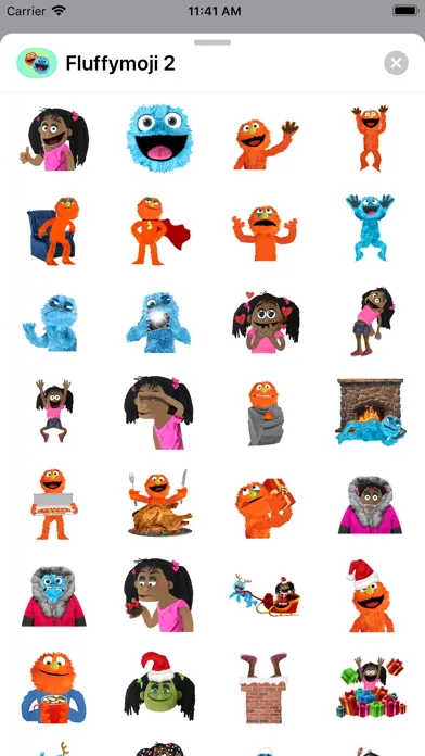Fluffymoji سکرین شاٹس