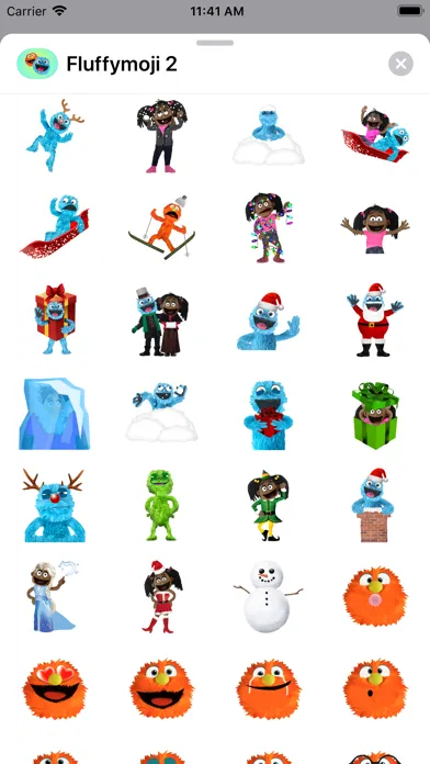 Fluffymoji سکرین شاٹس