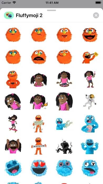 Fluffymoji سکرین شاٹس