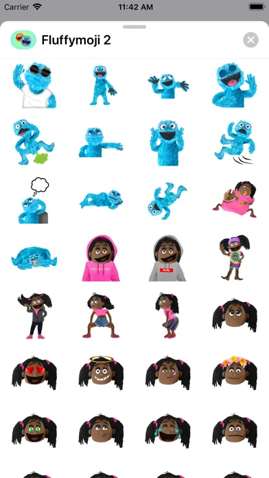 Fluffymoji سکرین شاٹس