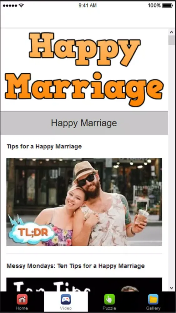 Capturas de tela do Happy Marriage & Happy Married Life Secrets