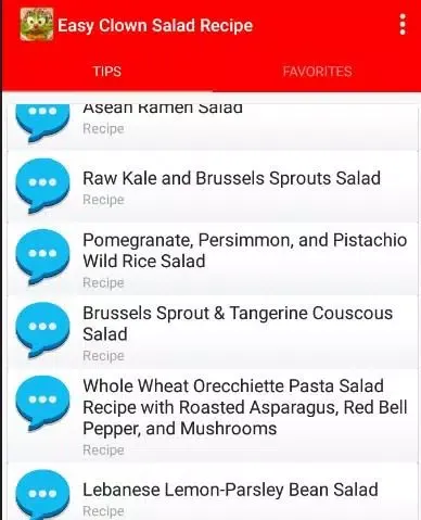 Ảnh chụp màn hình của Easy Clown Salad Recipe