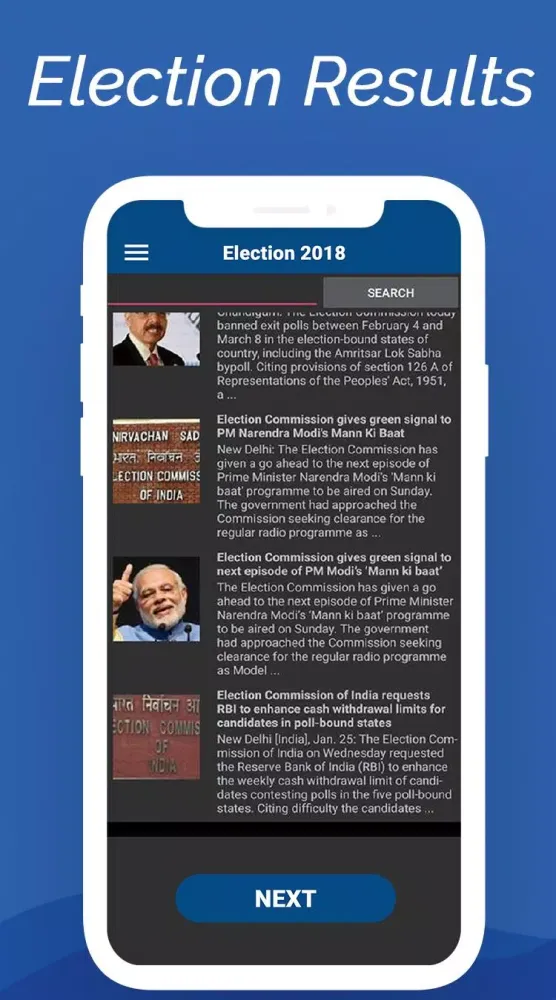 Capturas de pantalla de Election Result