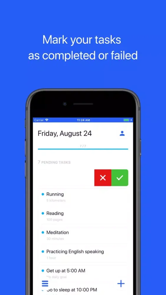 Tangkapan layar DailyQ - Daily Tasks Tracker