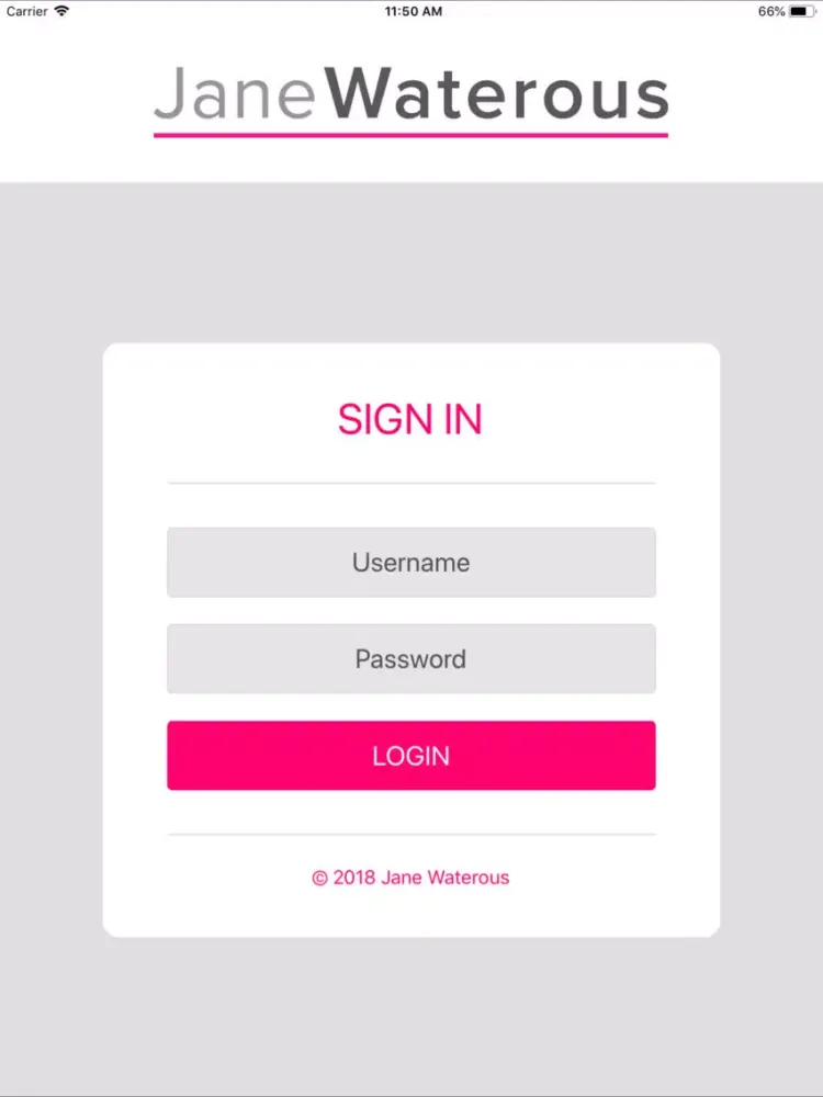Jane Waterous iPad  স্ক্রিনশট