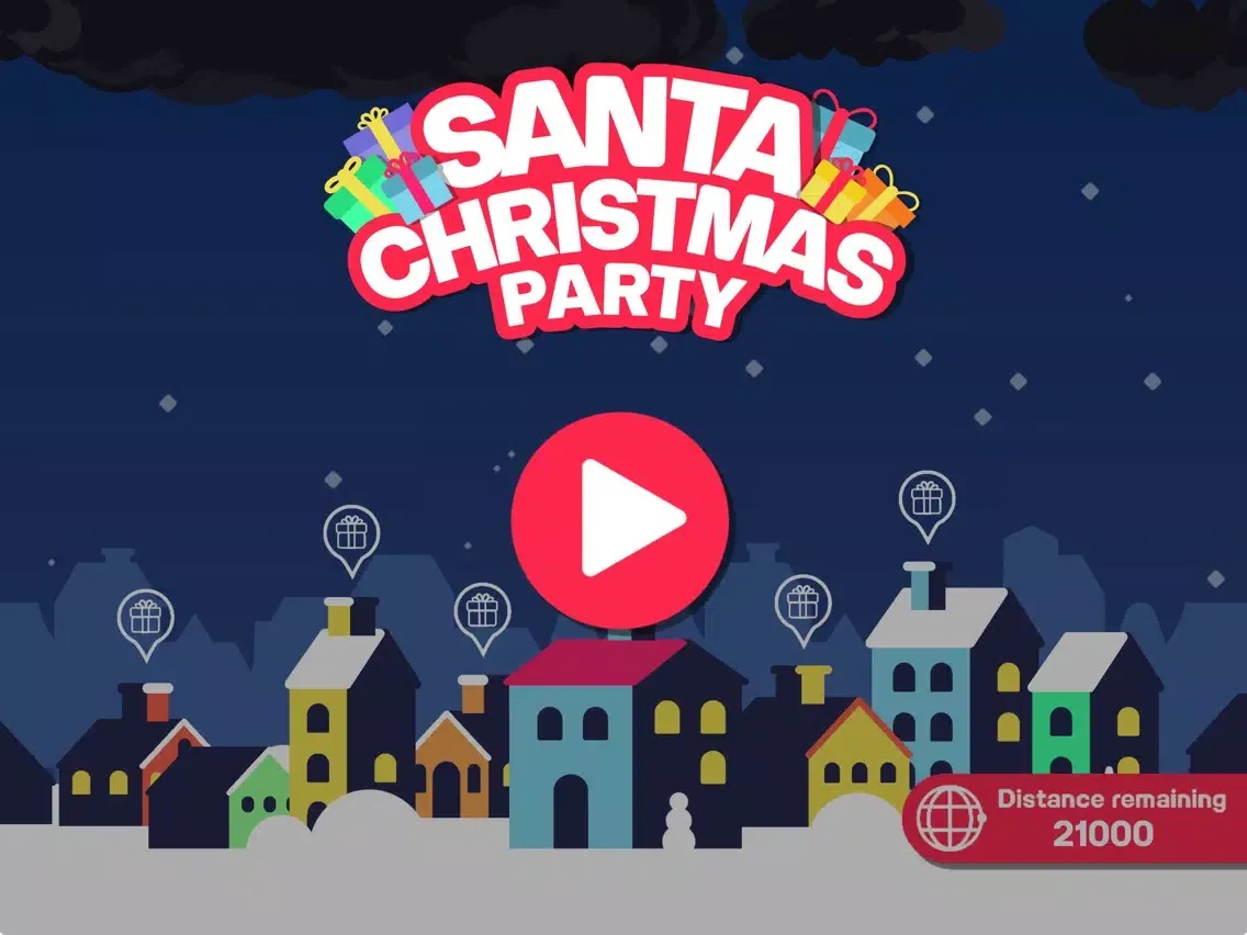 Santa Christmas Party iPad  سکرین شاٹس
