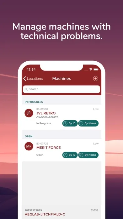 ภาพหน้าจอของ Mercury Service Calls