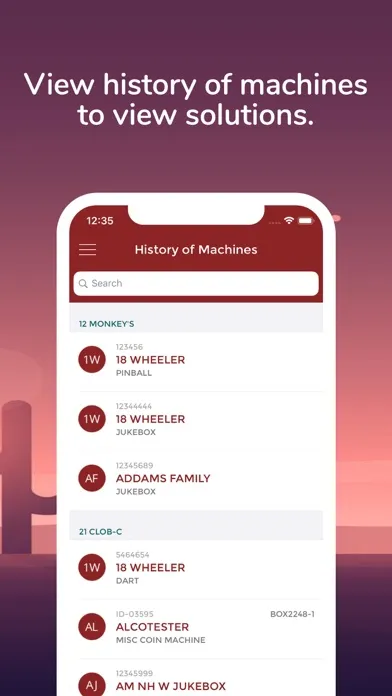 ภาพหน้าจอของ Mercury Service Calls
