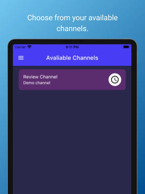Capturas de tela do Silent Seminars Broadcaster iPad 
