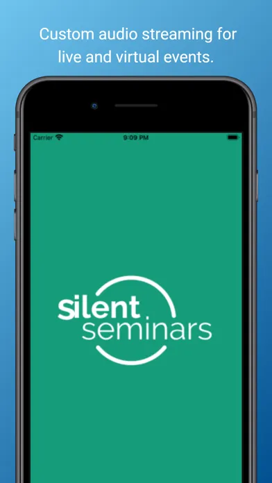 Capturas de tela do Silent Seminars Broadcaster