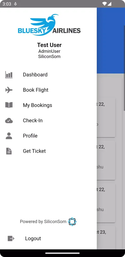 BlueSky Airlines Screenshots