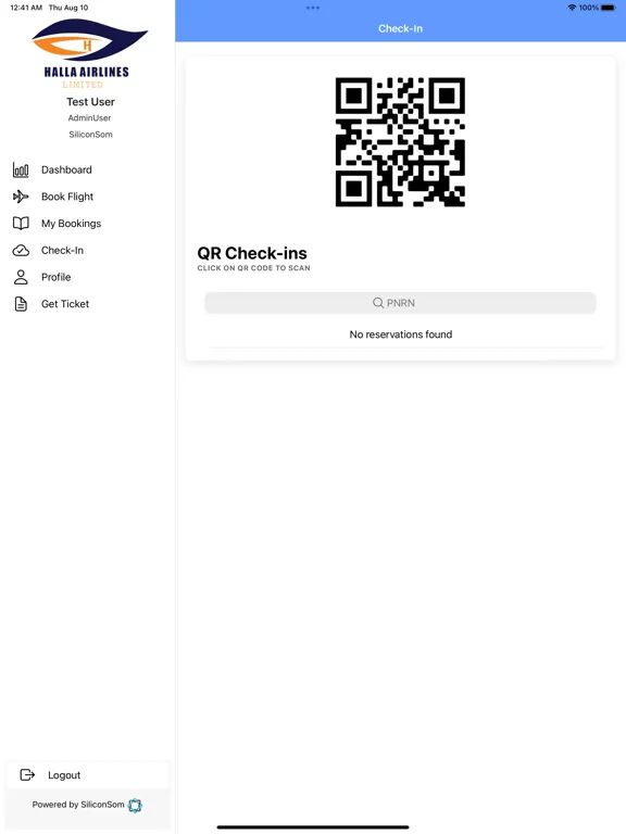 Halla Airlines Limited iPad  स्क्रीनशॉट