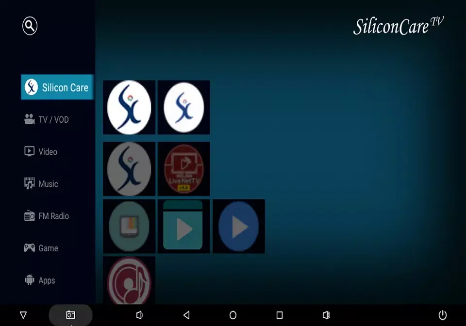 Captures d'écran de Silicon Care Tv Launcher