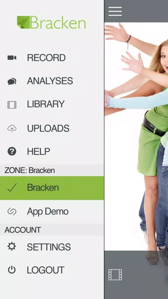 Tangkapan skrin Bracken Learning Mobile