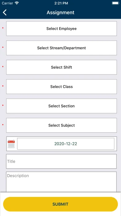 GeniusEdu Management System Ekran Görüntüleri