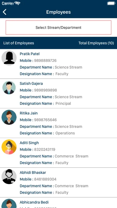 GeniusEdu Management System Ekran Görüntüleri