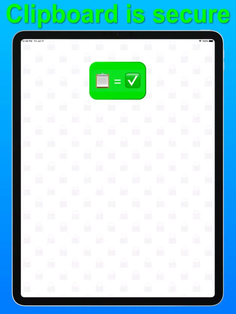 Clipboard Securer iPad  স্ক্রিনশট