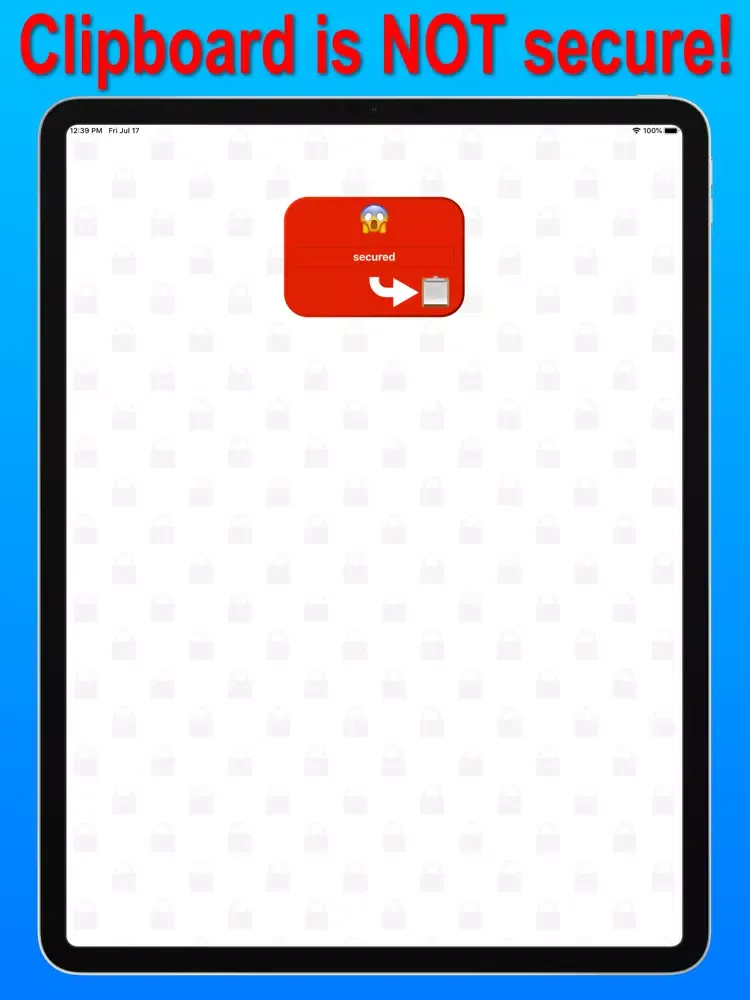 Clipboard Securer iPad  স্ক্রিনশট
