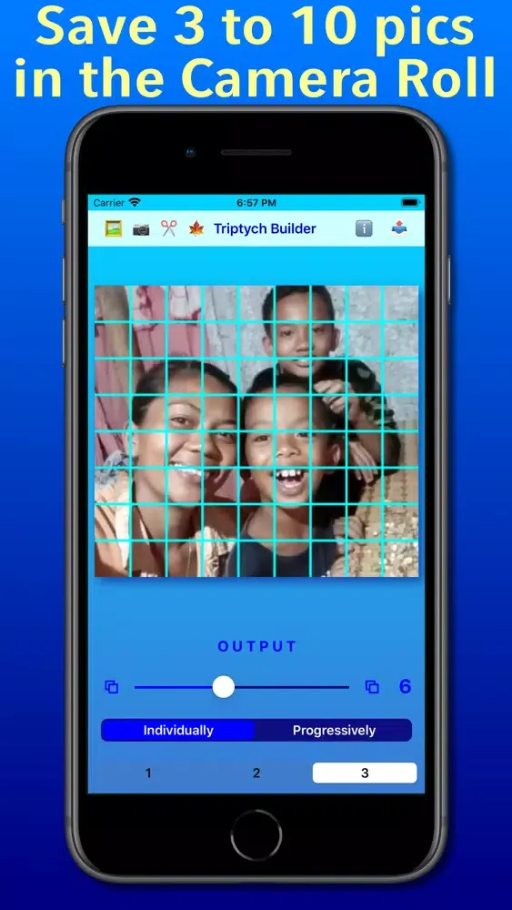 ภาพหน้าจอของ Triptych Builder