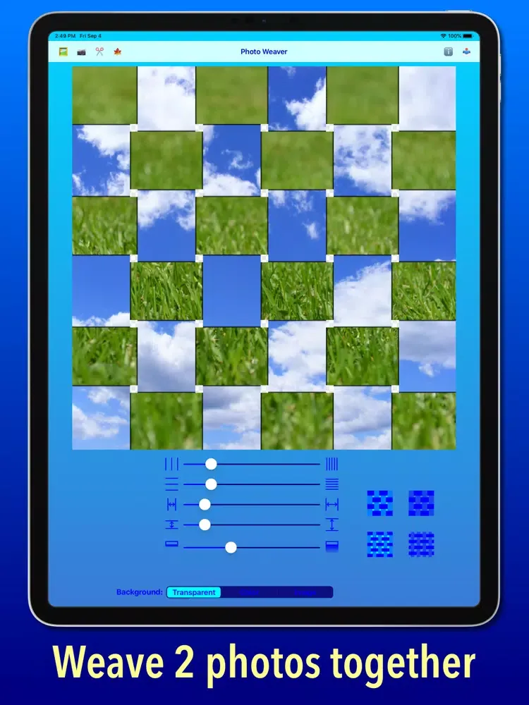 Скриншоты Photo Weaver iPad 