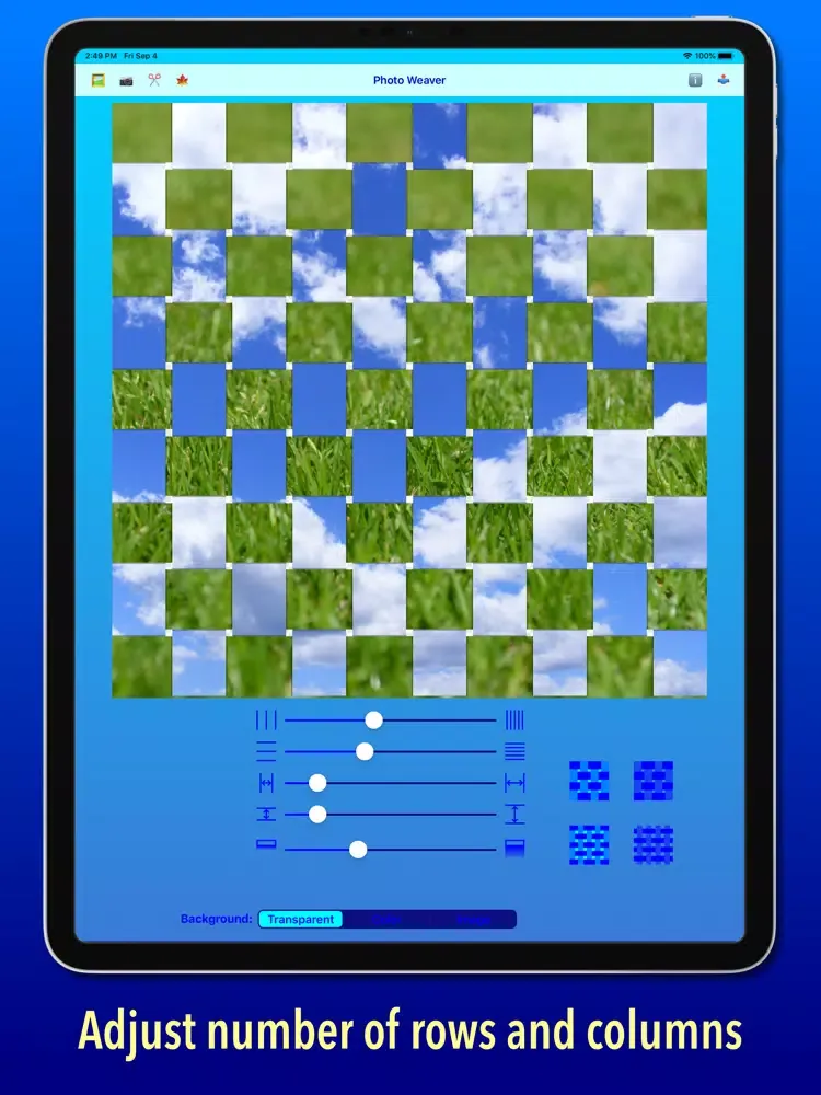 Скриншоты Photo Weaver iPad 