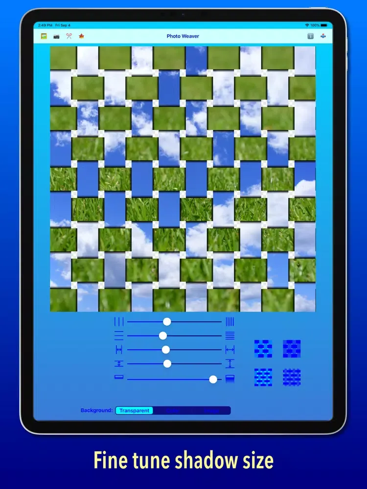 Скриншоты Photo Weaver iPad 